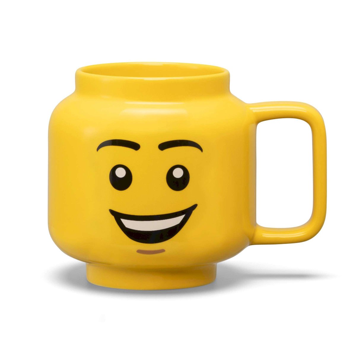 Lego Ceramic Mug Head Happy Boy - Olleke Wizarding Shop Amsterdam