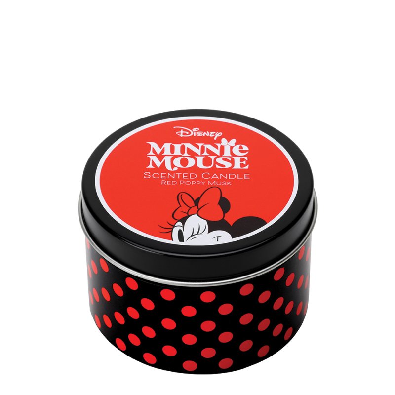 Minnie Red Poppy Musk Tin Candle by Disney Home Fragrance