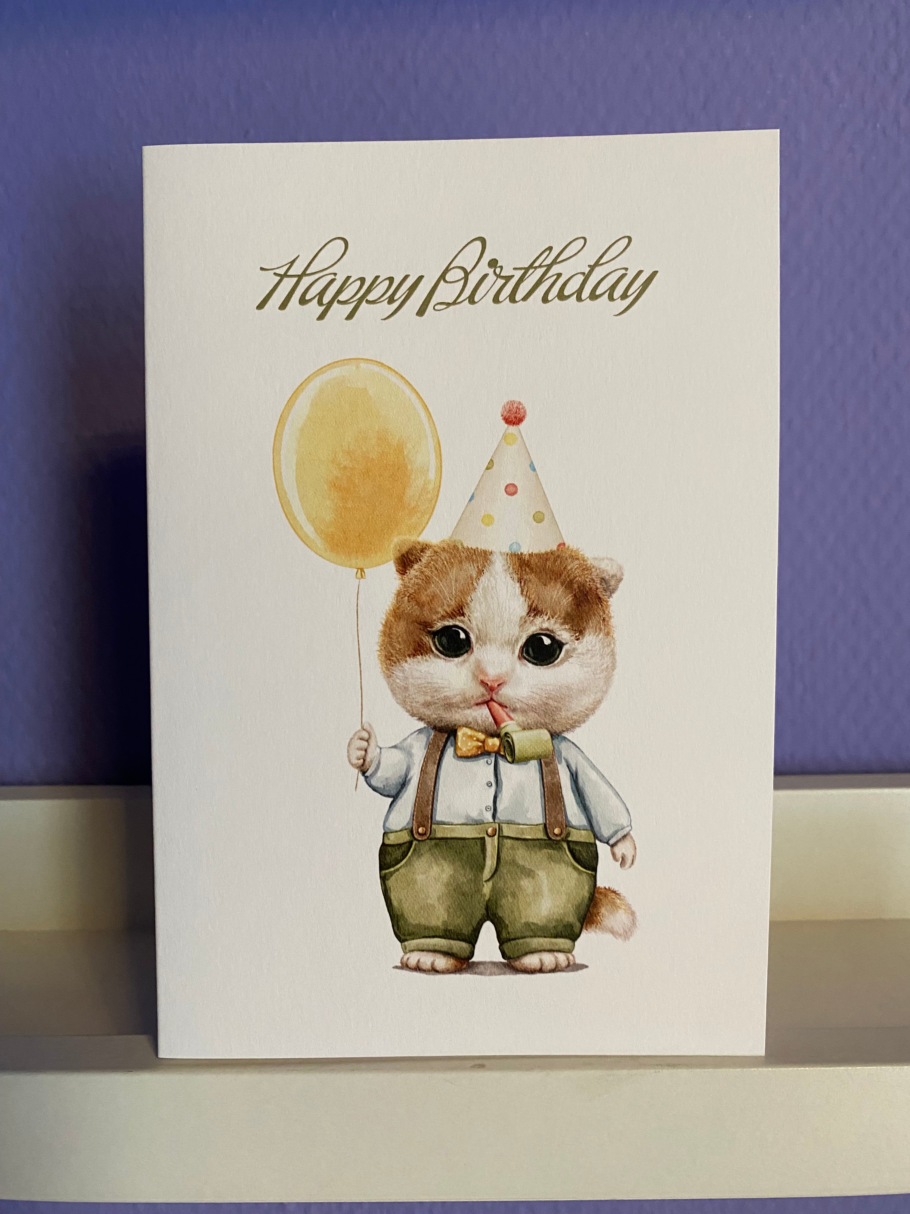 Happy Birthday! Greeting card - Olleke Wizarding Shop Amsterdam