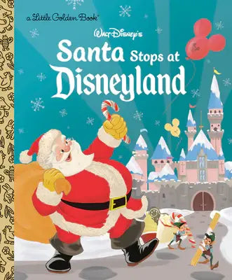 Santa Stops at Disneyland (Little Golden Book) - Olleke Wizarding Shop Amsterdam