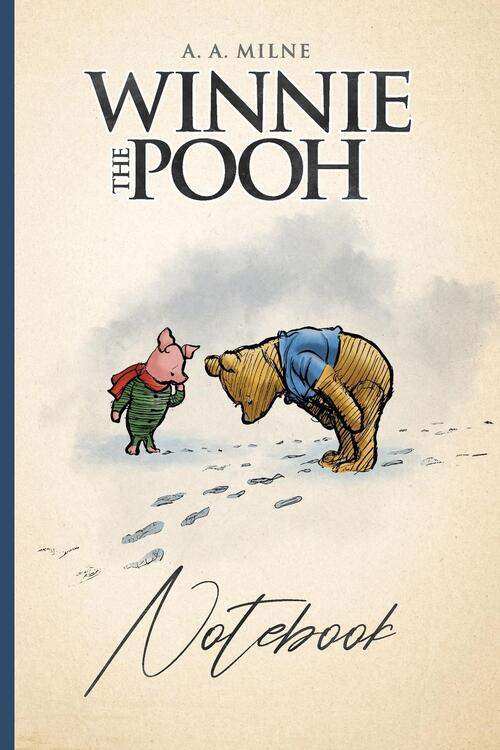 Winnie the Pooh Notebook - Olleke Wizarding Shop Amsterdam