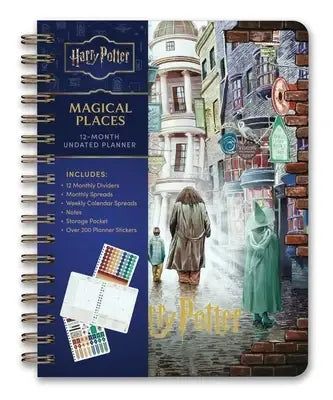 Harry Potter: Magical Places 12-Month Undated Planner - Olleke Wizarding Shop Amsterdam