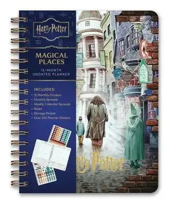 Harry Potter: Magical Places 12-Month Undated Planner - Olleke Wizarding Shop Amsterdam