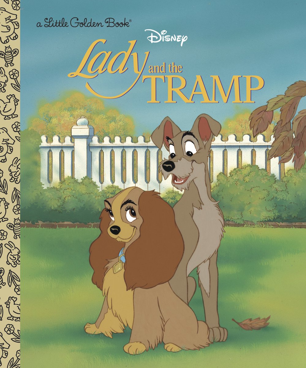 Lady & The Tramp (Little Golden Book) - Olleke Wizarding Shop Amsterdam