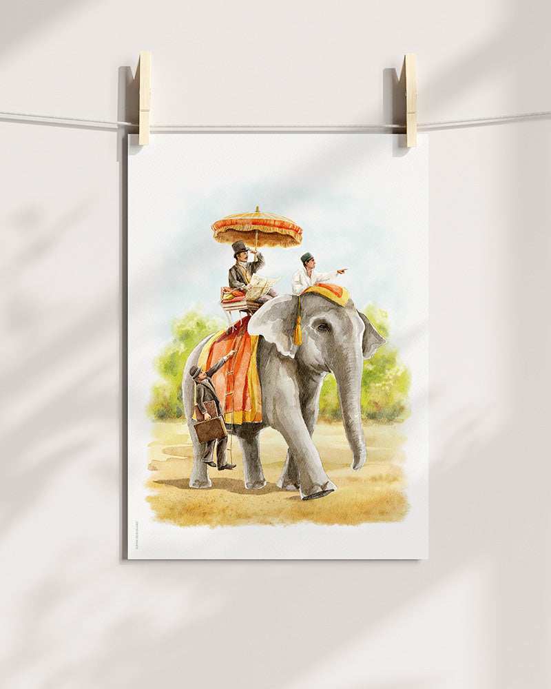 Around the World in Eighty Days Art Print