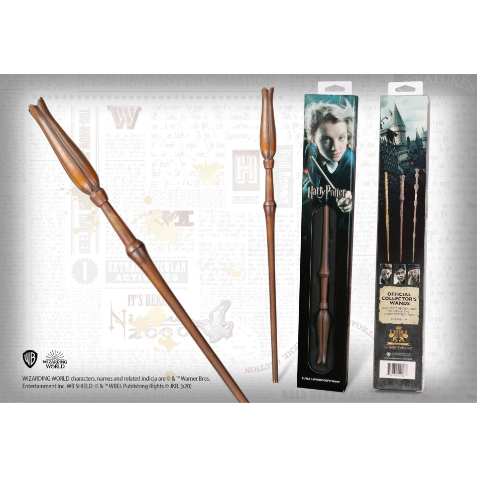 Luna Lovegood Wand - Olleke Wizarding Shop Amsterdam