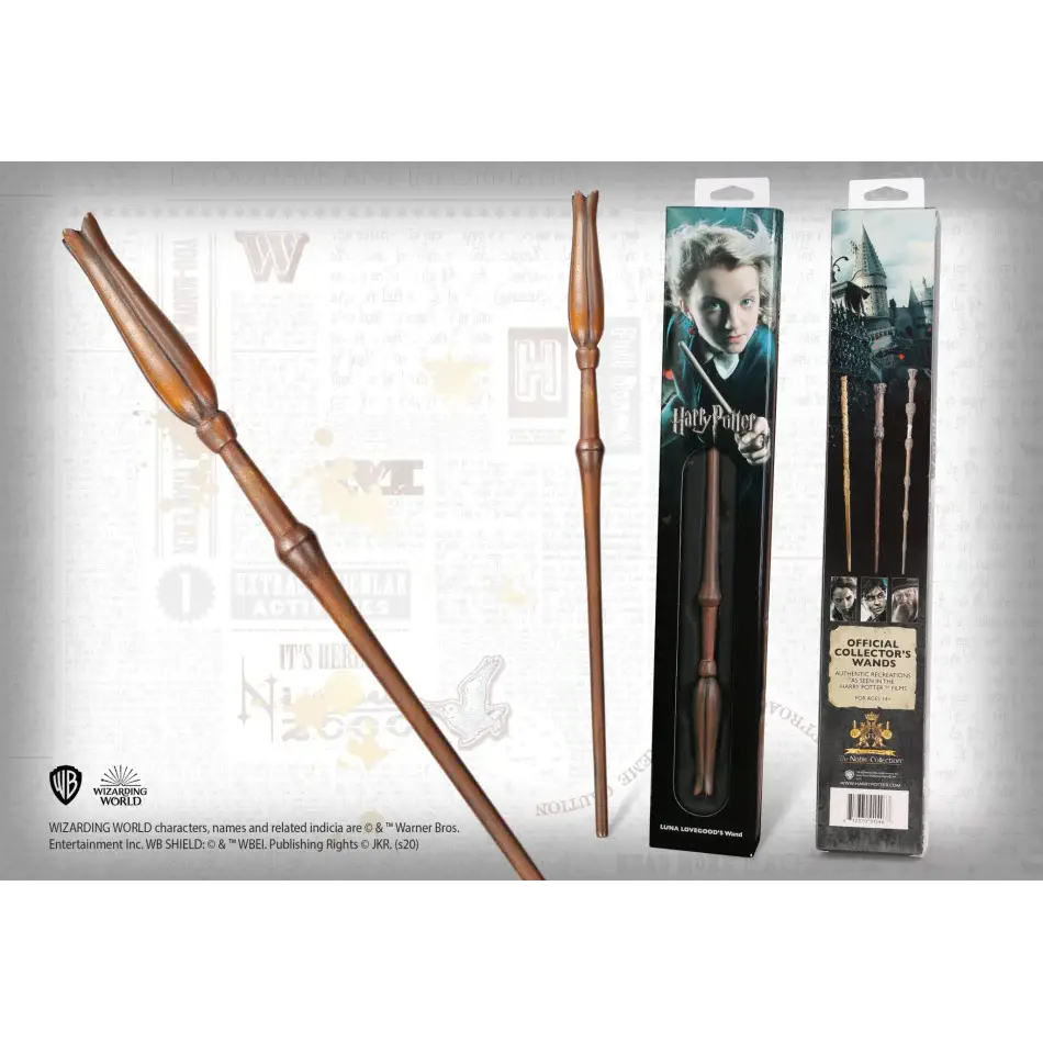 Luna Lovegood Wand - Olleke Wizarding Shop Amsterdam