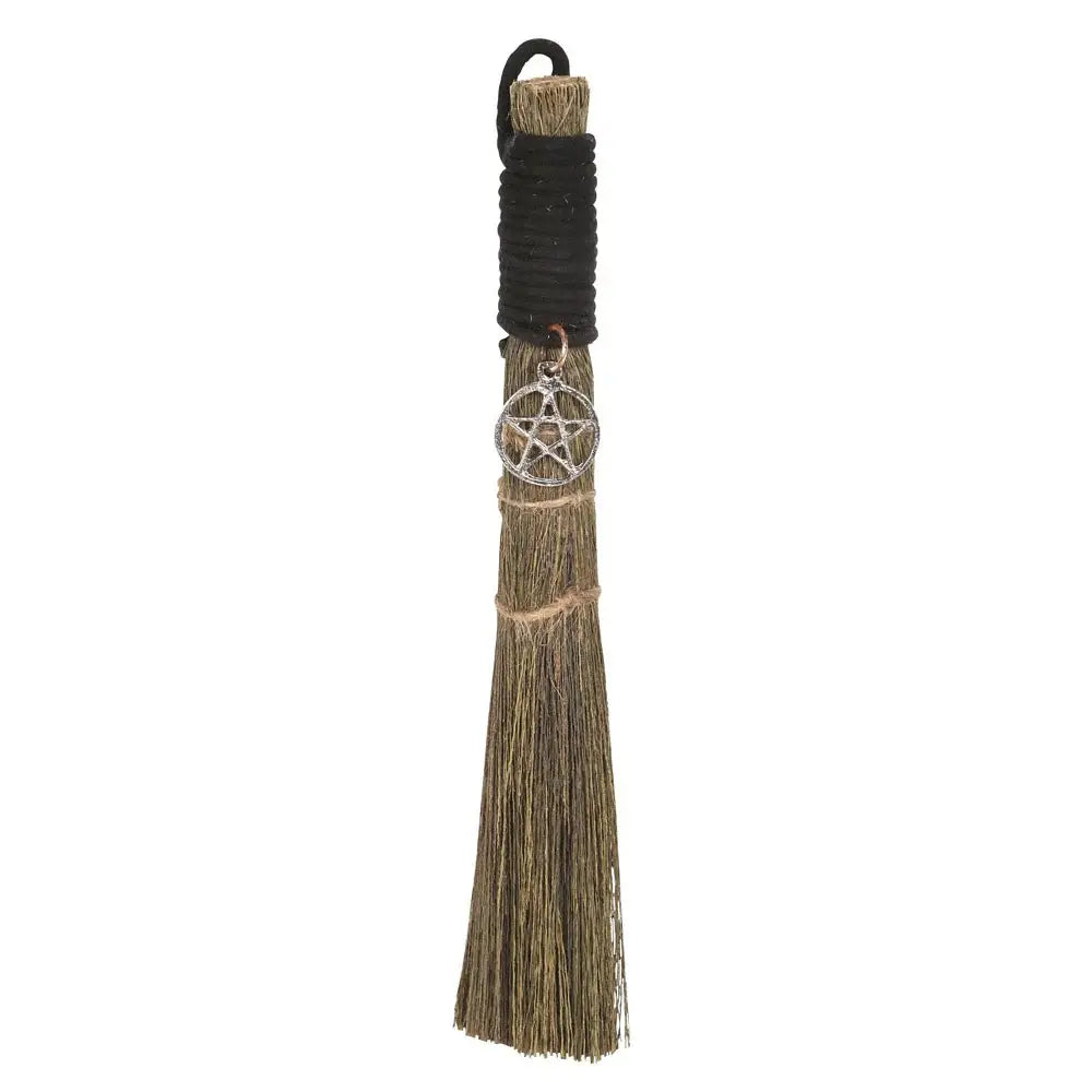 Broom with Pentagram Charm - Olleke Wizarding Shop Amsterdam