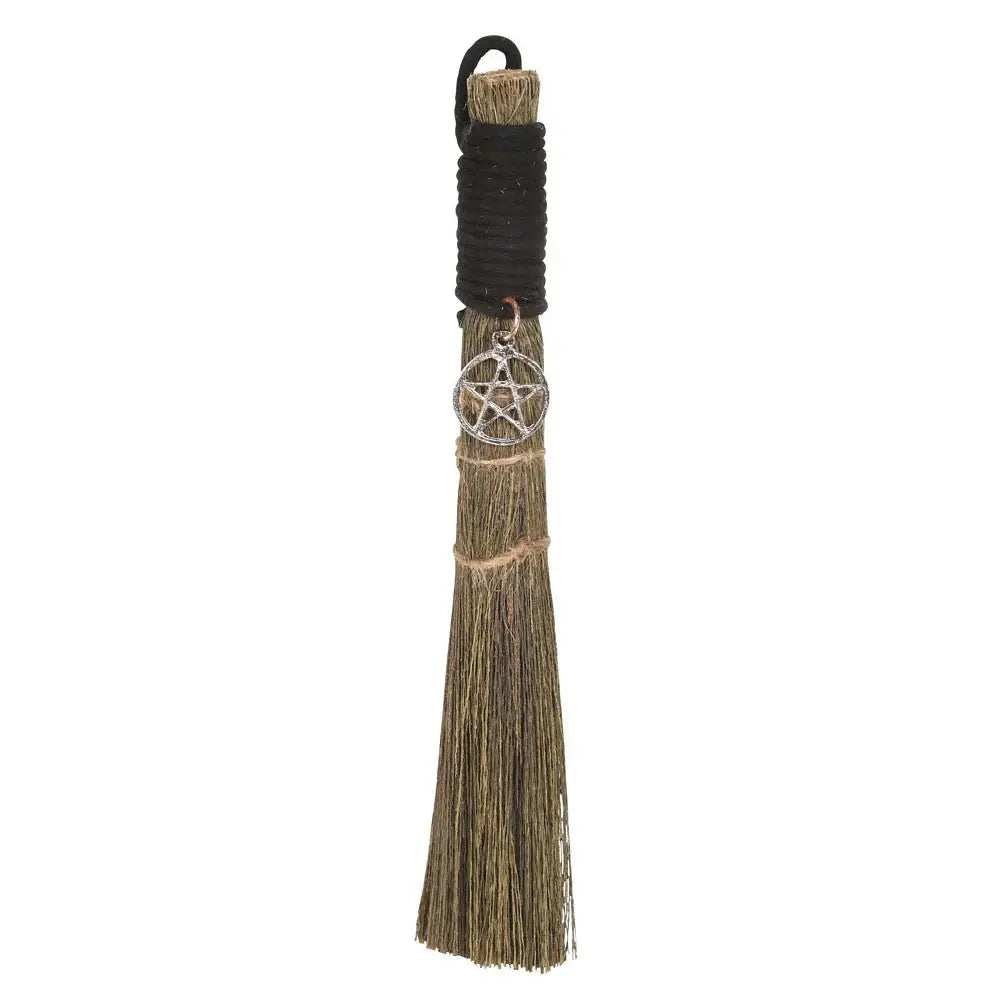 Broom with Pentagram Charm - Olleke Wizarding Shop Amsterdam
