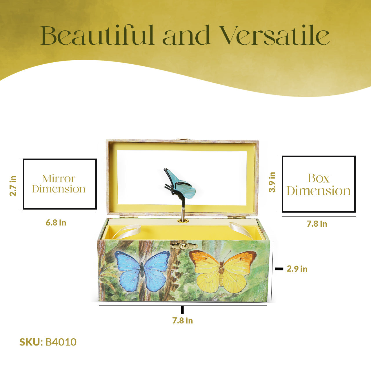 Butterfly Jewelry Box - Olleke Wizarding Shop Amsterdam