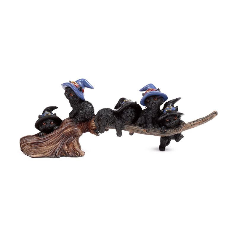 Black Cats on a Witches Broom - Olleke Wizarding Shop Amsterdam