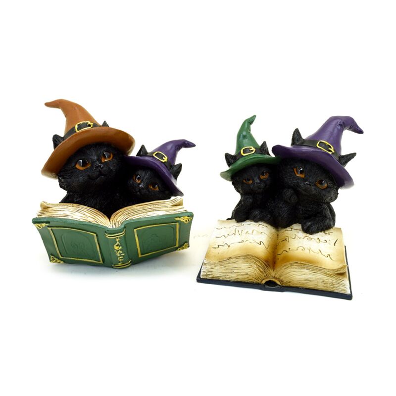 Witches Black Cat Magical Spell Book - Olleke Wizarding Shop Amsterdam
