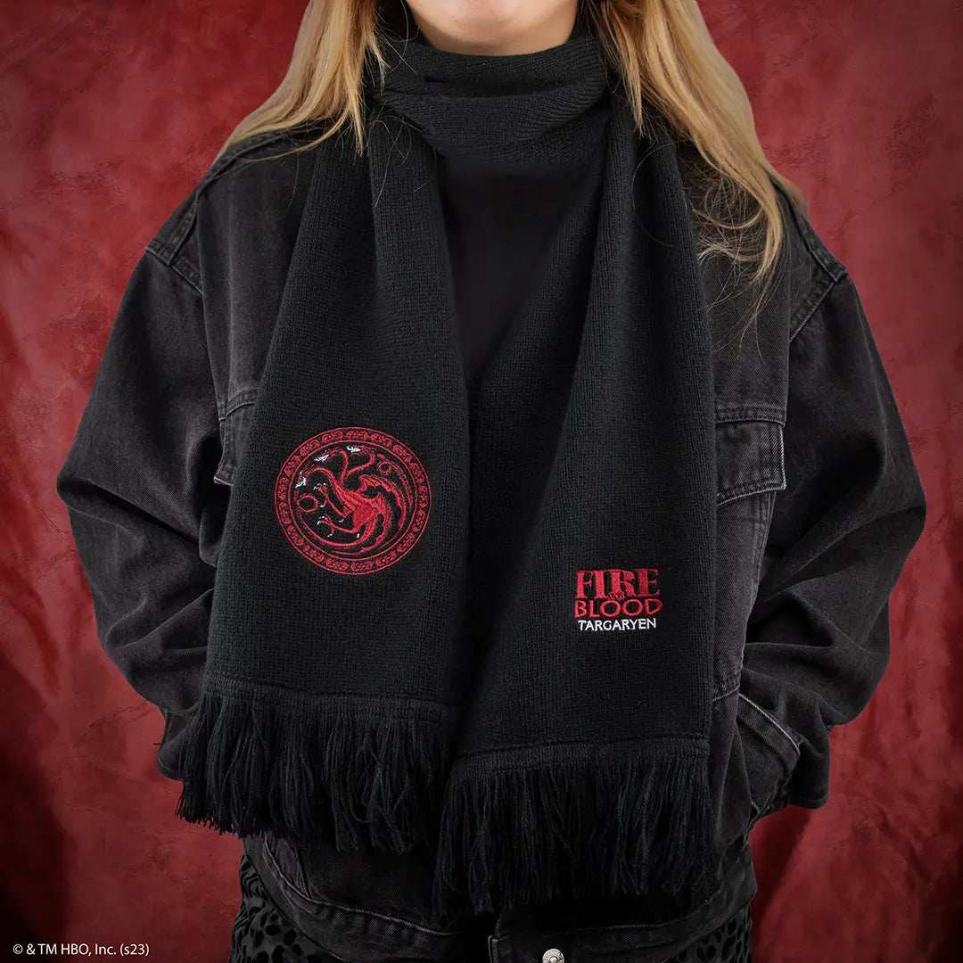 Game of Thrones Targaryen sigil scarf