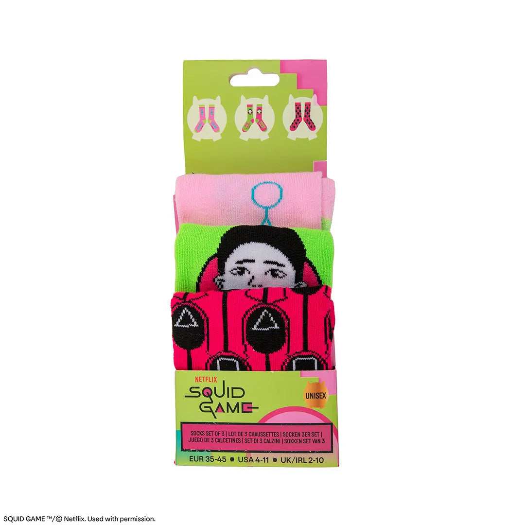 Squid Game Set of 3 socks