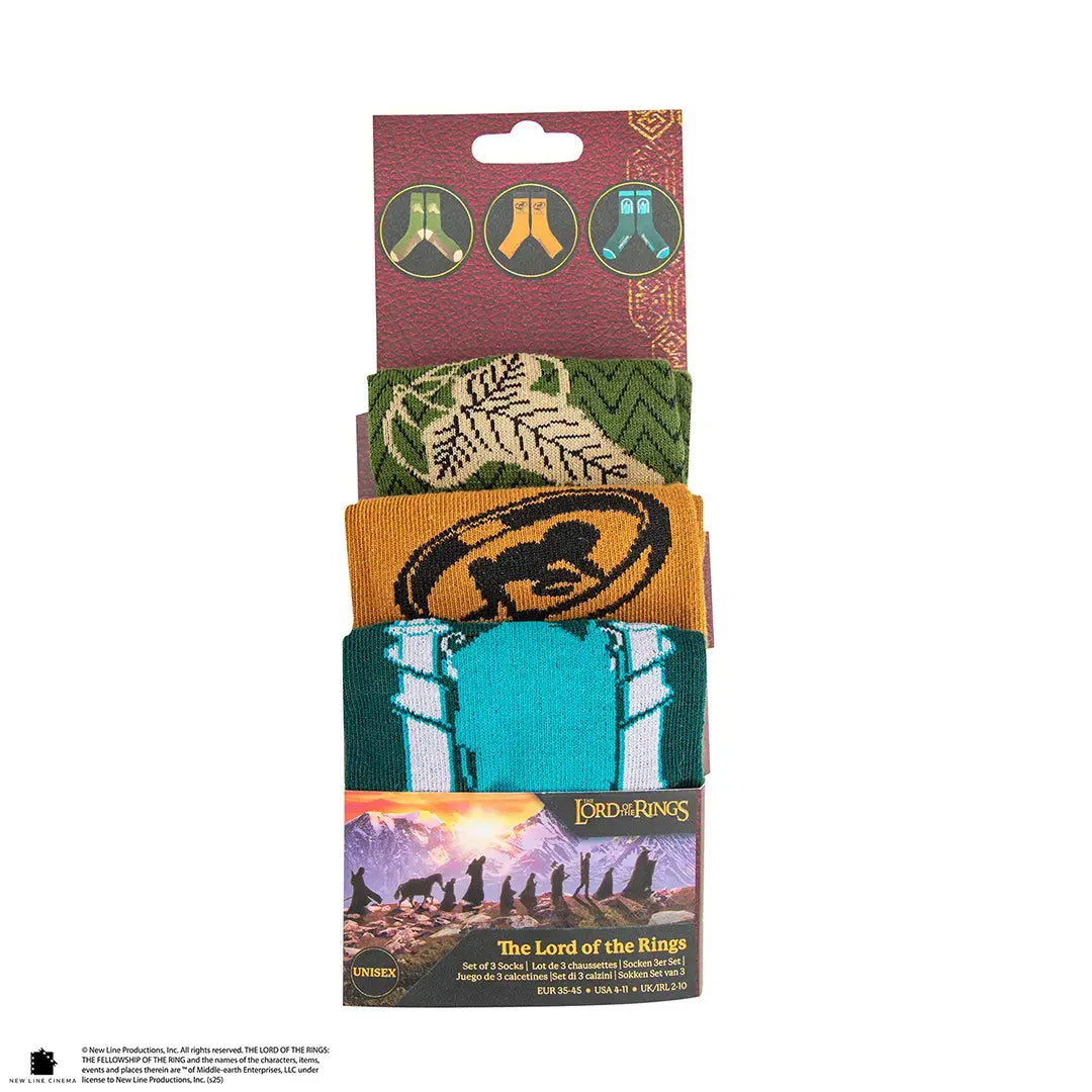 Lord of The Rings Set of 3 socks - Olleke Wizarding Shop Amsterdam