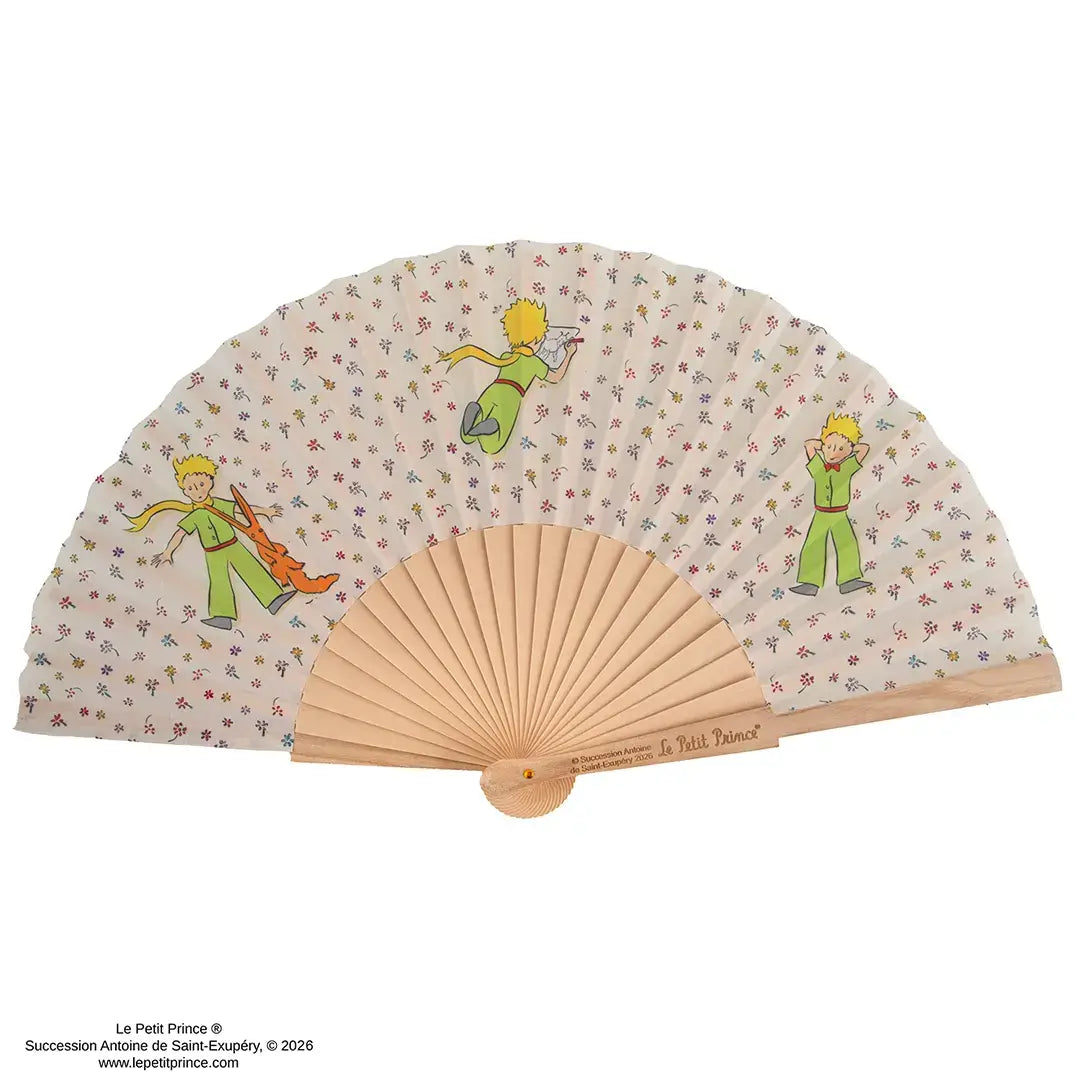 Le Petit Prince Foldable Fan - Wildflower Garden, Olleke Wizarding Shop Amsterdam