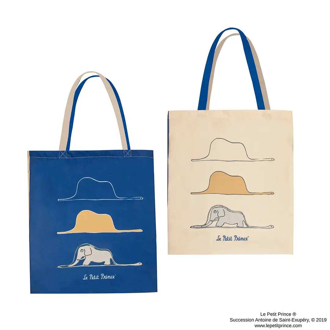 The Little Prince Tote Bag A Boa Constrictor Digesting an Elephant - Olleke Wizarding Shop Amsterdam