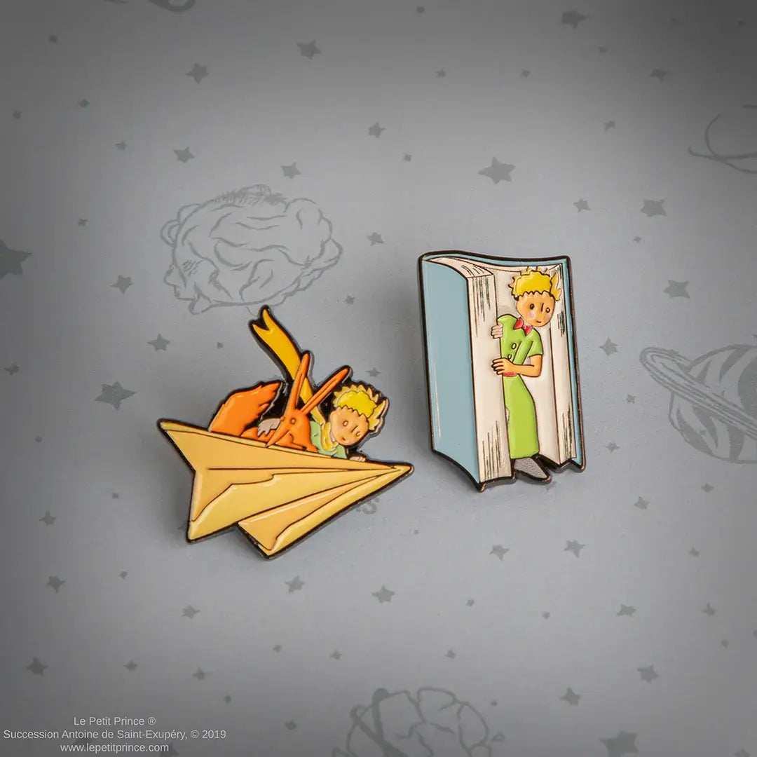 The Little Prince Set of 2 pins Enchanted Storybook - Olleke Wizarding Shop Amsterdam