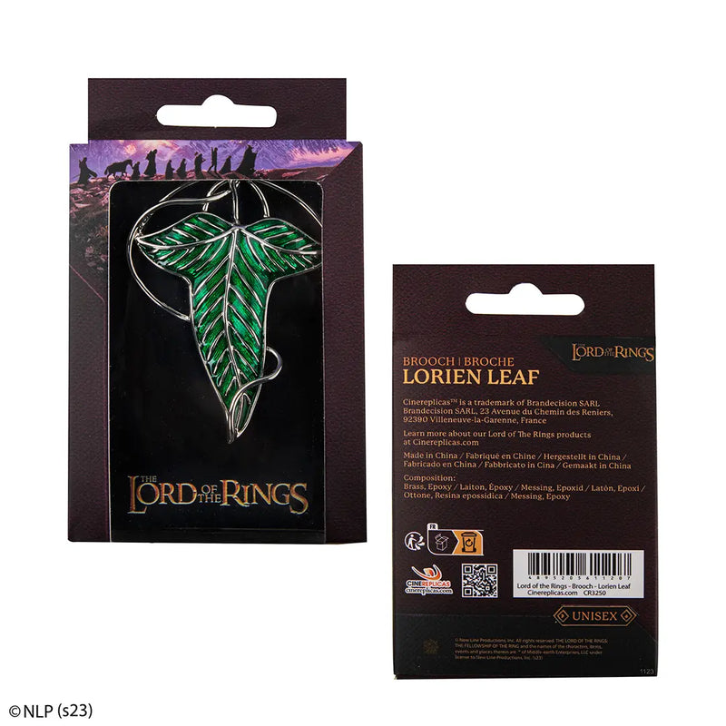 The Lord of the Rings Elven leaf brooch
