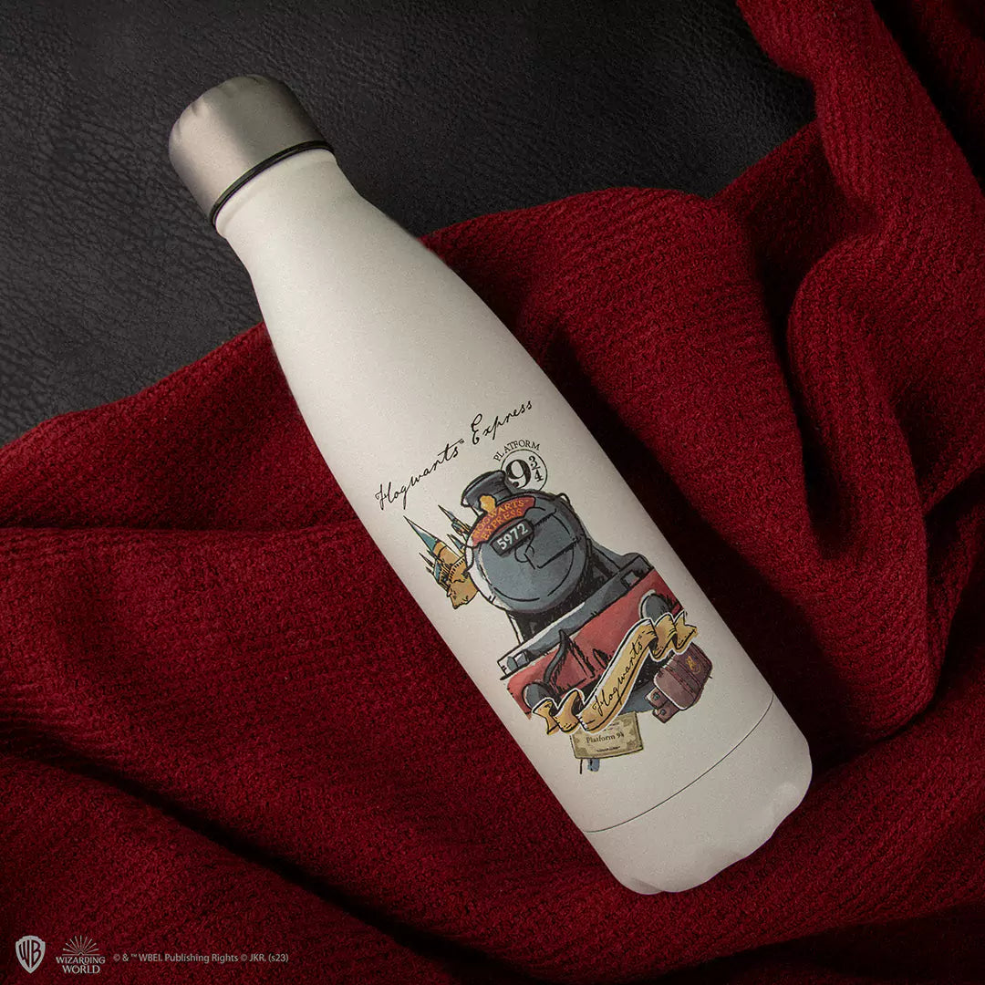 Harry Potter Journey to Hogwarts Insulated Water Bottle - Olleke Wizarding Shop Amsterdam