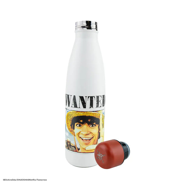 One Piece Wanted Luffy Insulated Water Bottle