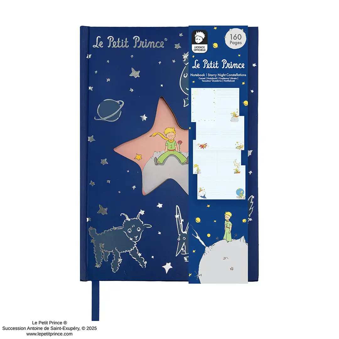 The Little Prince Hardcover Notebook Starry Night Constellations - Olleke Wizarding Shop Amsterdam
