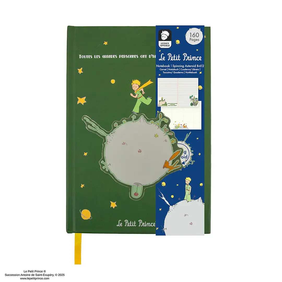 The Little Prince Spinning Asteroid B-612 Notebook - Olleke Wizarding Shop Amsterdam