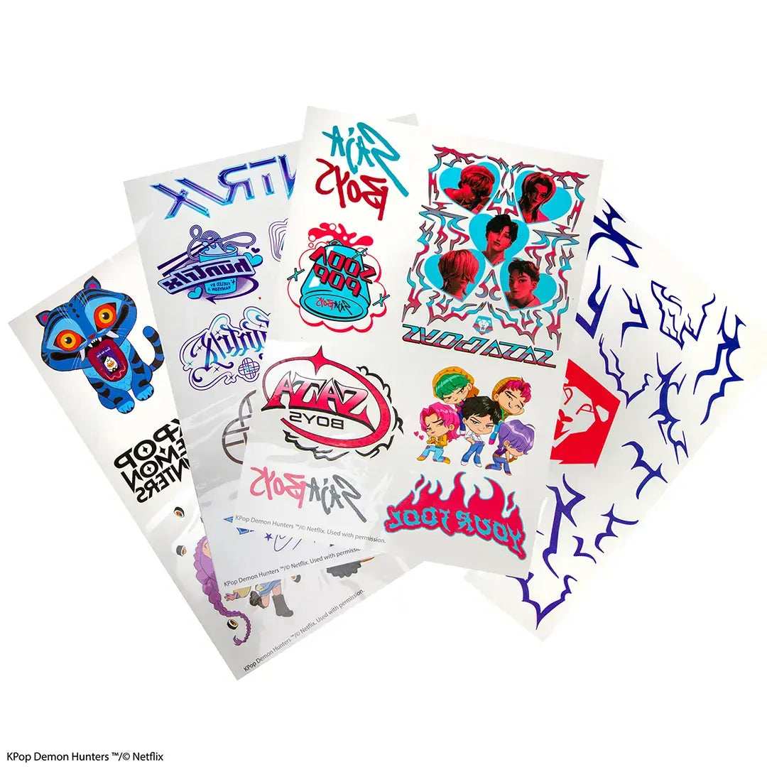KPop Demon Hunters Tattoos Stickers - Olleke Wizarding Shop Amsterdam