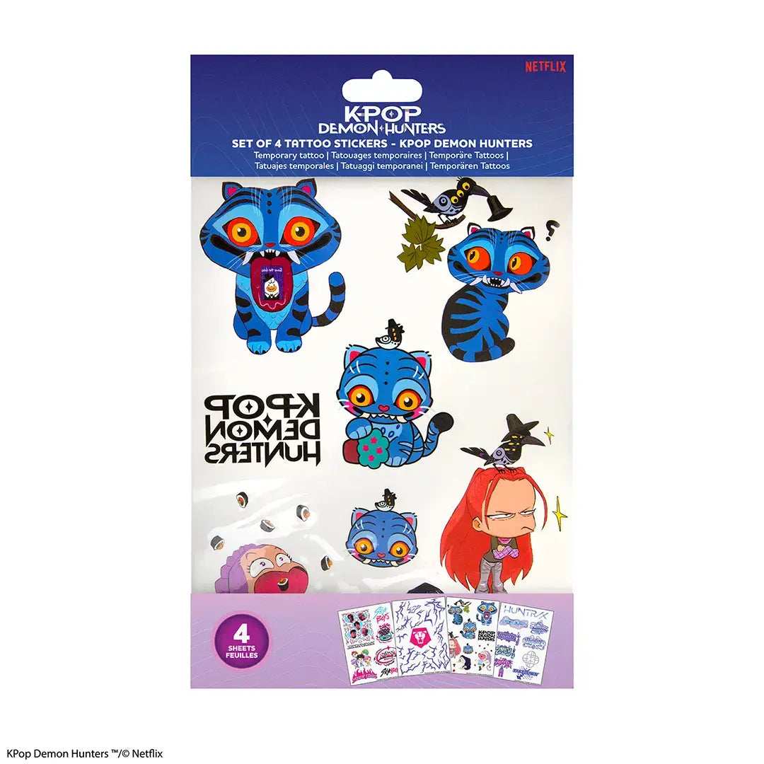 KPop Demon Hunters Tattoos Stickers - Olleke Wizarding Shop Amsterdam