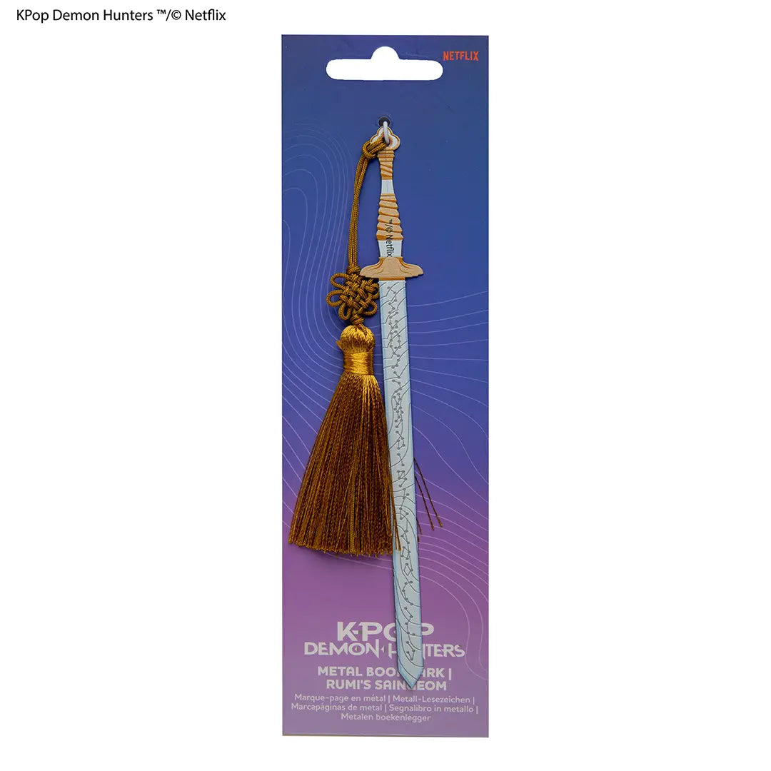 KPop Demon Hunters Metal Bookmark - Rumi’s Saingeom - Olleke Wizarding Shop Amsterdam