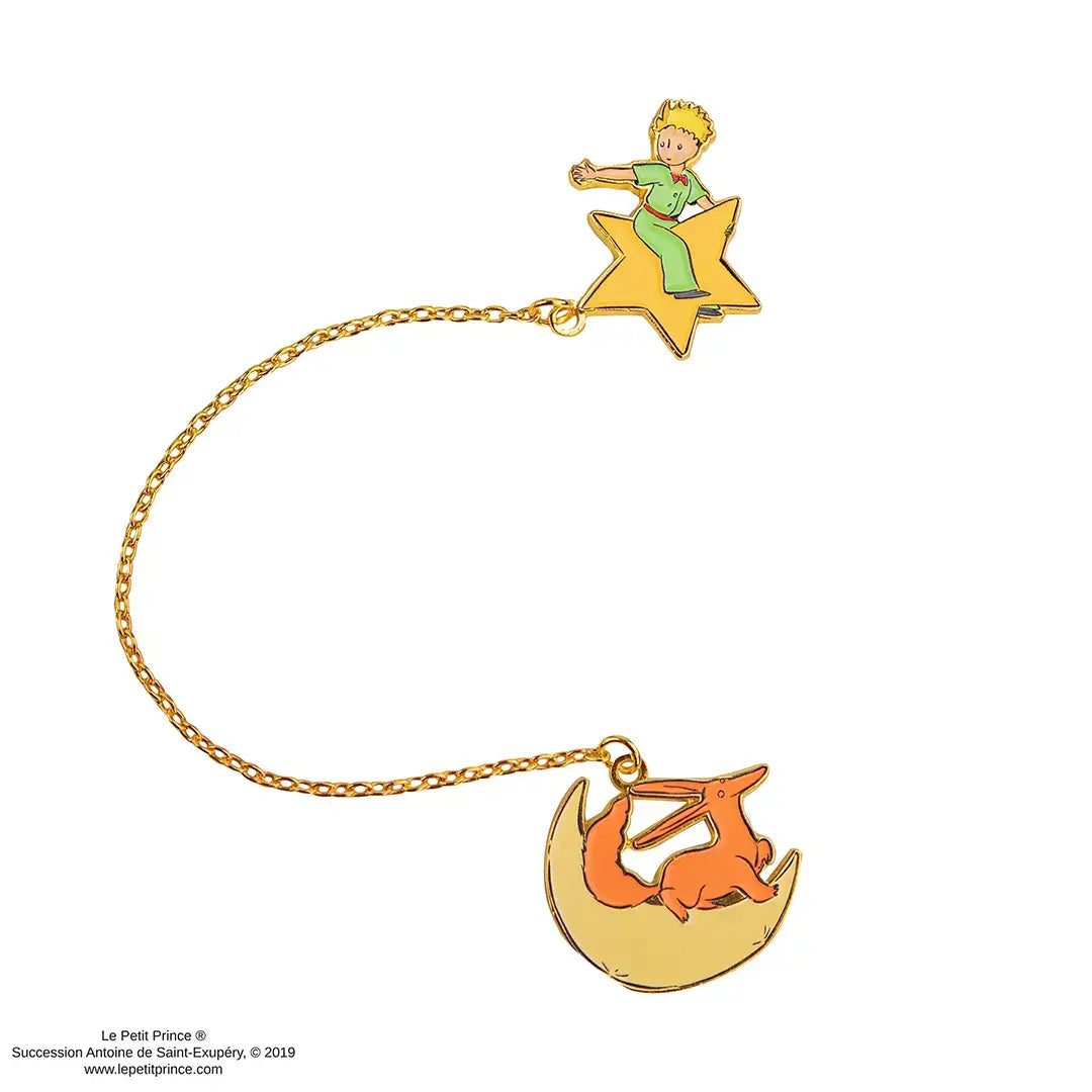 The Little Prince The Fox & The Prince skull Chain bookmark - Olleke Wizarding Shop Amsterdam