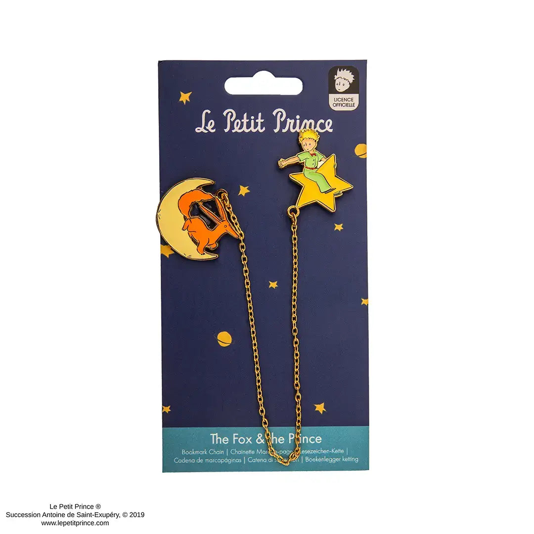 The Little Prince The Fox & The Prince skull Chain bookmark - Olleke Wizarding Shop Amsterdam
