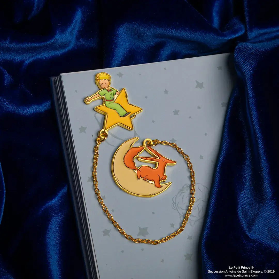 The Little Prince The Fox & The Prince skull Chain bookmark - Olleke Wizarding Shop Amsterdam