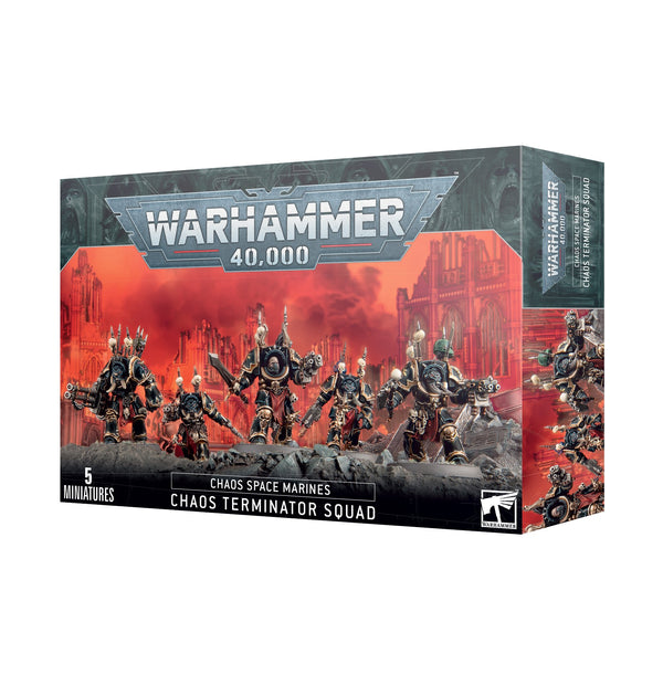 Chaos Space Marines Chaos Terminator Squad - Olleke Wizarding Shop Amsterdam