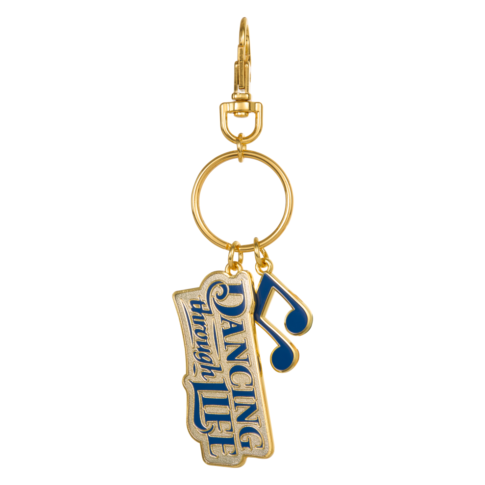 Dancing Through Life Keychain