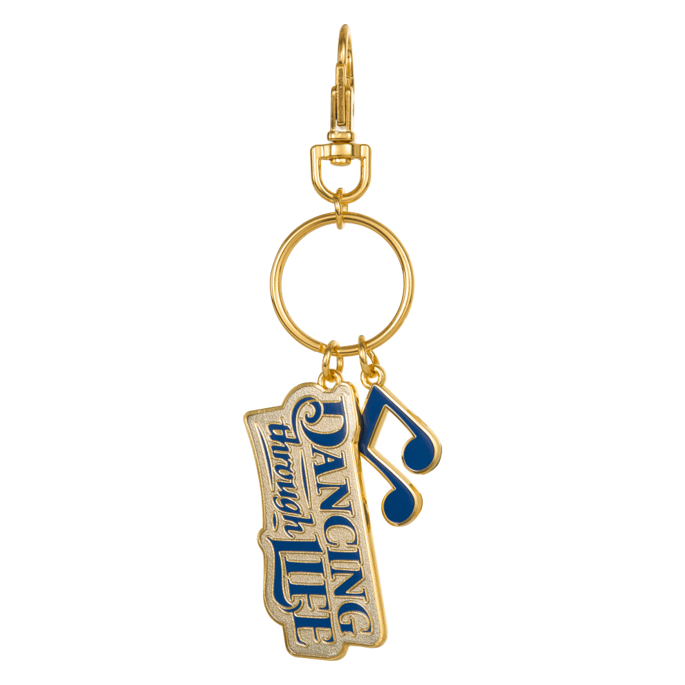 Dancing Through Life Keychain