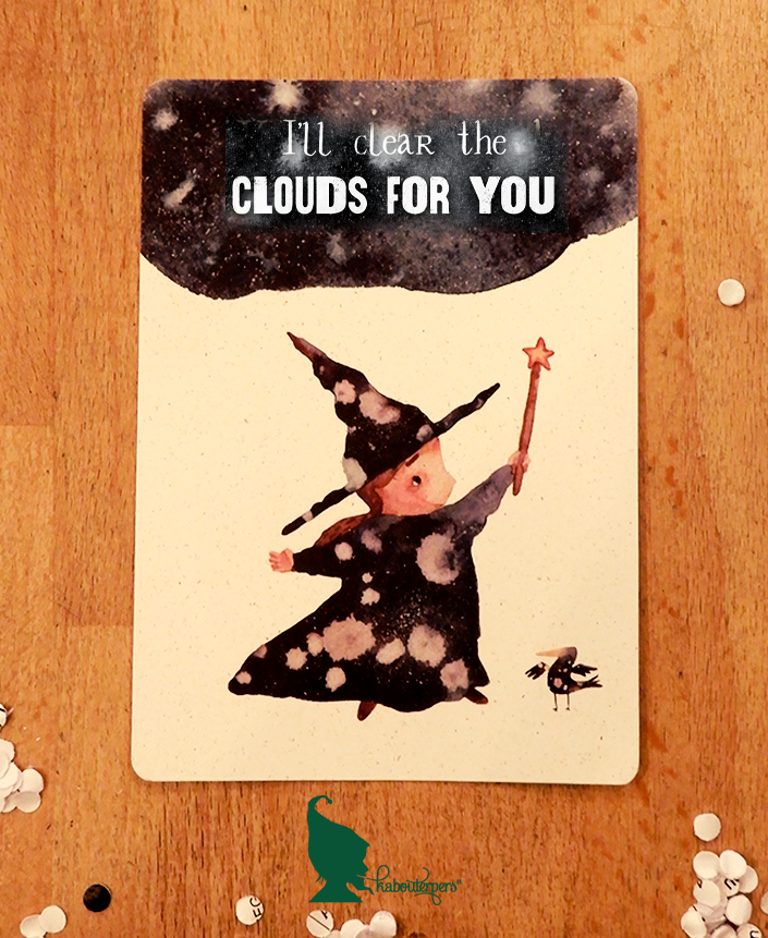 I'll clear the clouds for you - Olleke Wizarding Shop Amsterdam