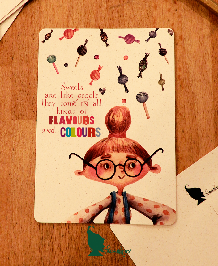 Sweets are like people flavours and colours - Olleke Wizarding Shop Amsterdam