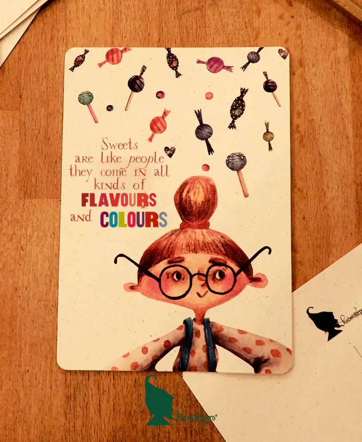 Sweets are like people flavours and colours - Olleke Wizarding Shop Amsterdam