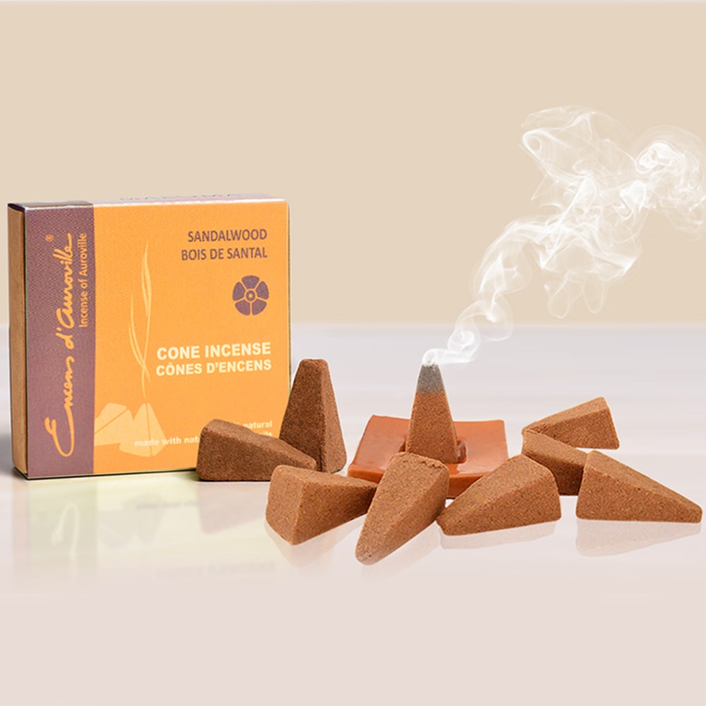 Sandalwood 10 Cone Incense - Olleke Wizarding Shop Amsterdam