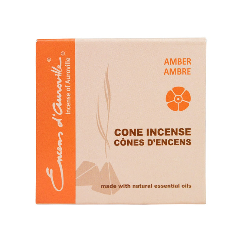 Amber 10 Cone Incense