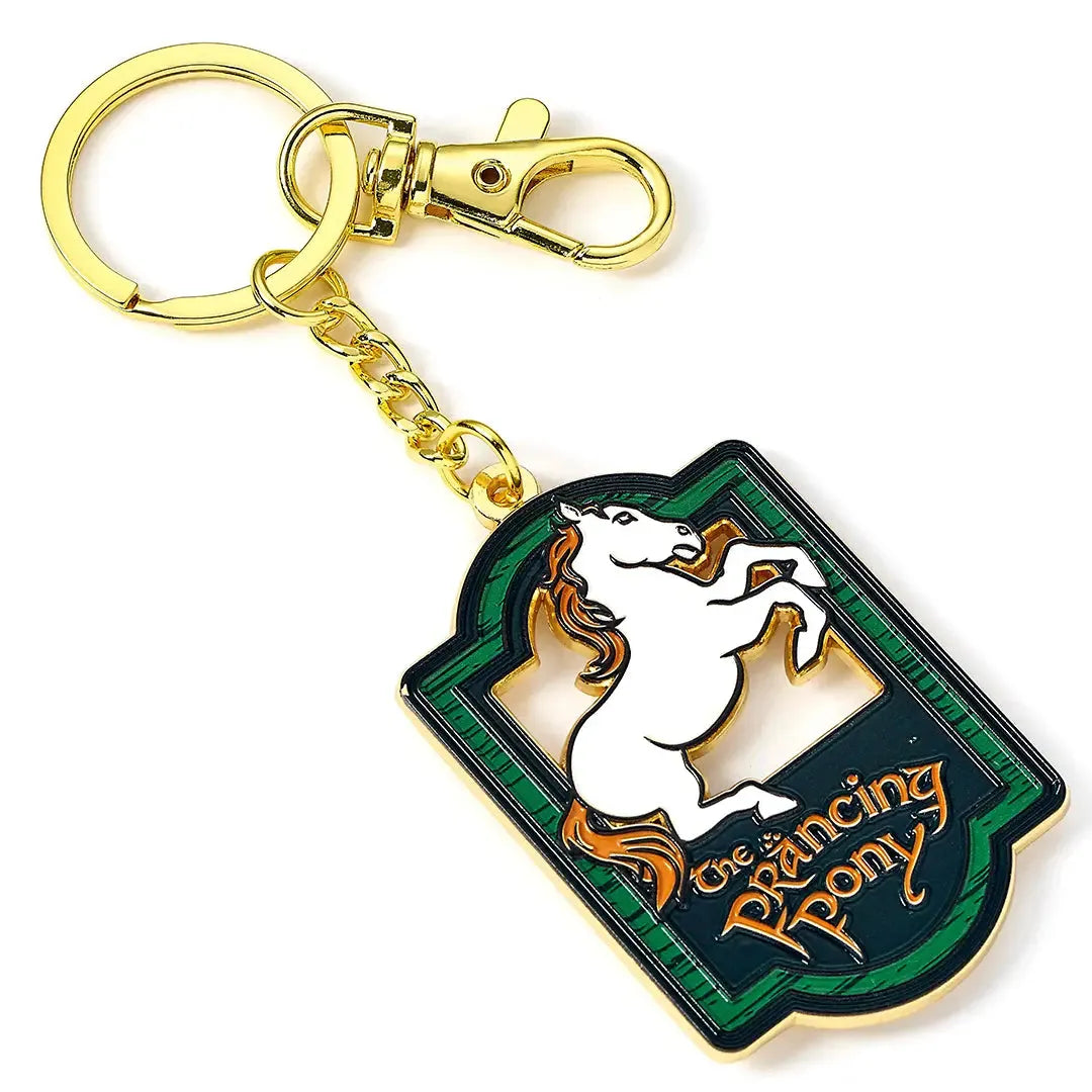 Lord of the Rings Prancing Pony Pub Sign Keyring - Olleke Wizarding Shop Amsterdam