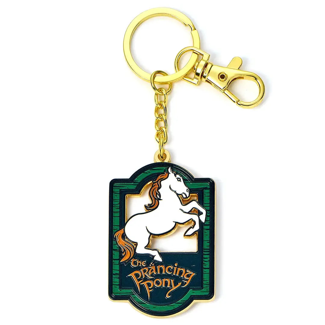 Lord of the Rings Prancing Pony Pub Sign Keyring - Olleke Wizarding Shop Amsterdam