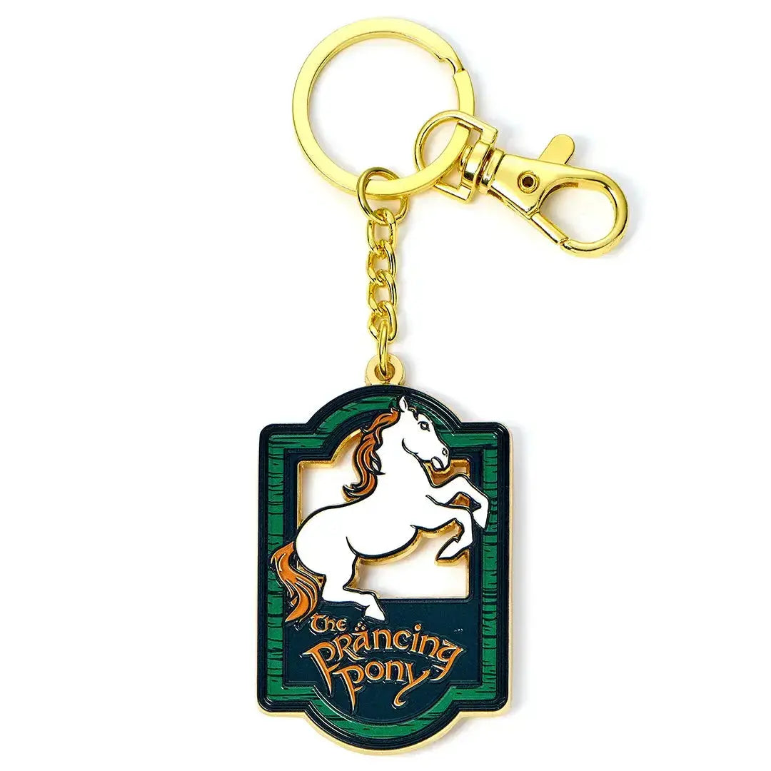 Lord of the Rings Prancing Pony Pub Sign Keyring - Olleke Wizarding Shop Amsterdam