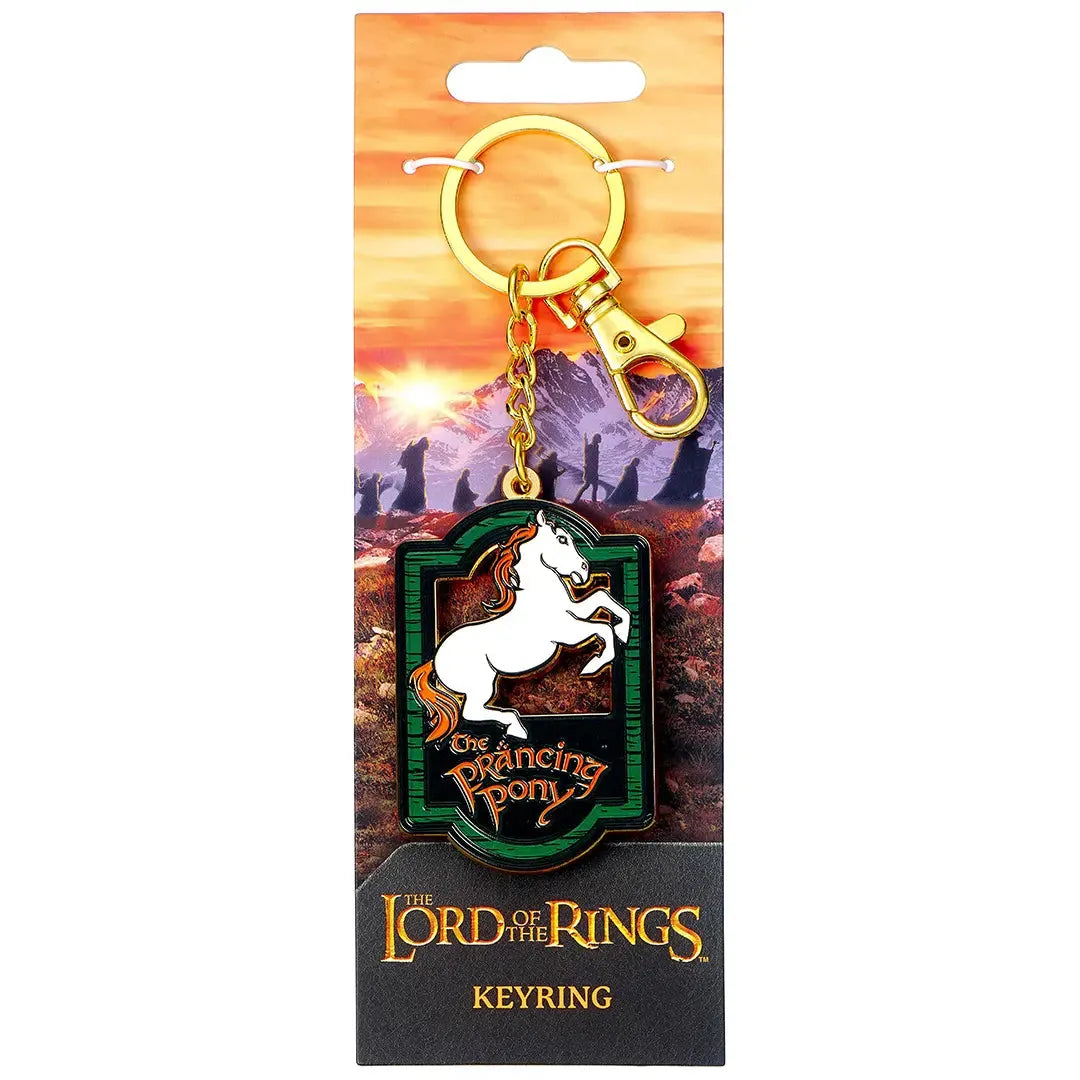 Lord of the Rings Prancing Pony Pub Sign Keyring - Olleke Wizarding Shop Amsterdam