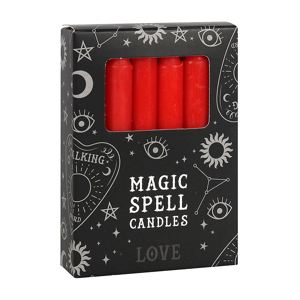 Spell Candles Red 'Love' - Olleke Wizarding Shop Amsterdam