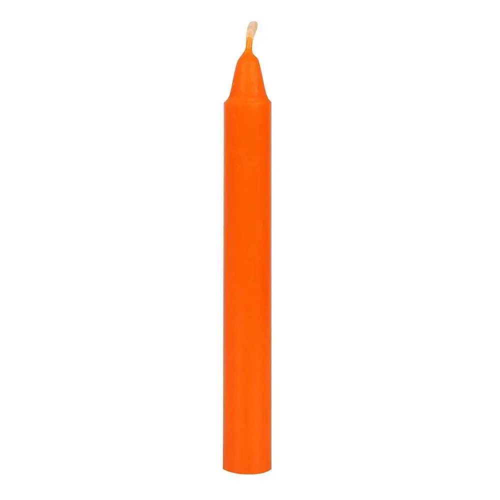 Spell Candles Orange 'Confidence' - Olleke Wizarding Shop Amsterdam