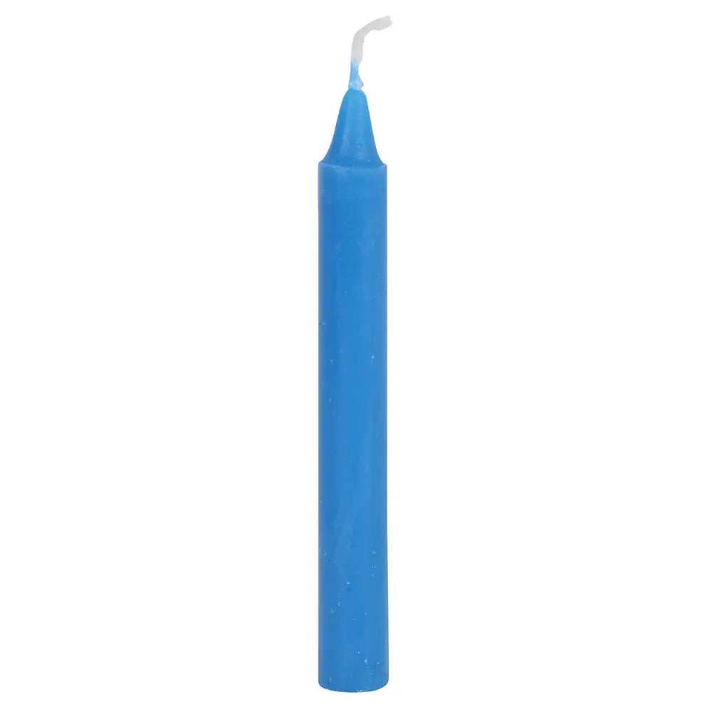 Spell Candles Blue 'Wisdom' - Olleke Wizarding Shop Amsterdam
