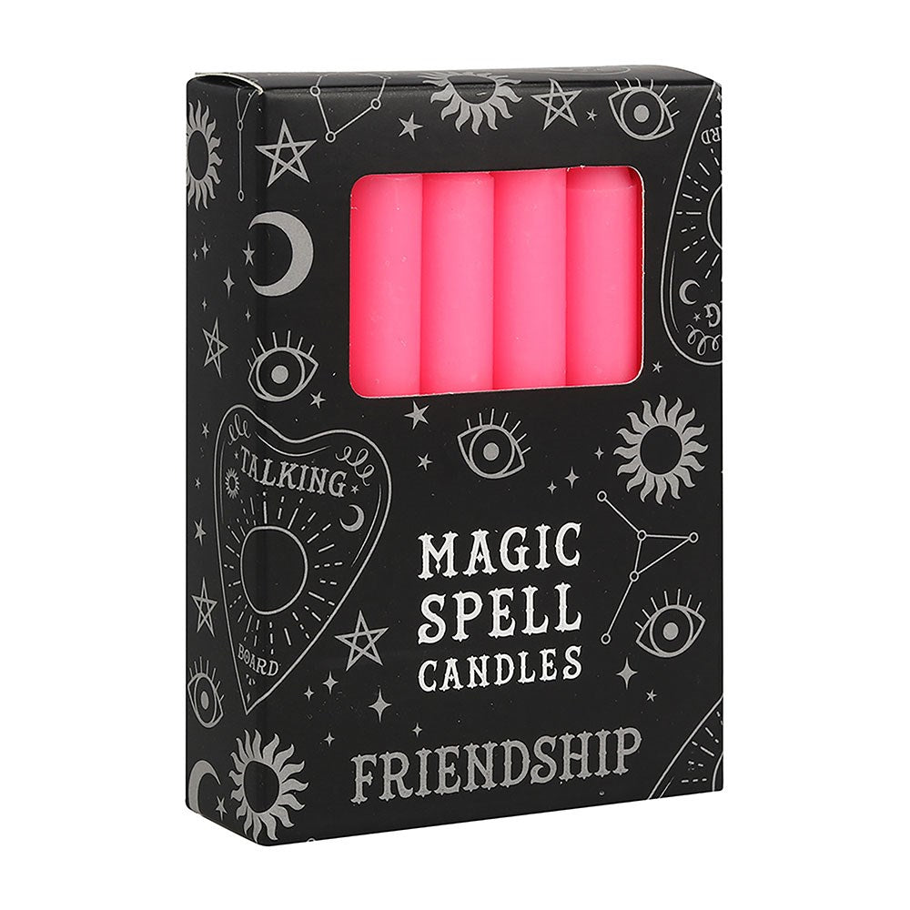 Spell Candles Pink 'Friendship' - Olleke Wizarding Shop Amsterdam