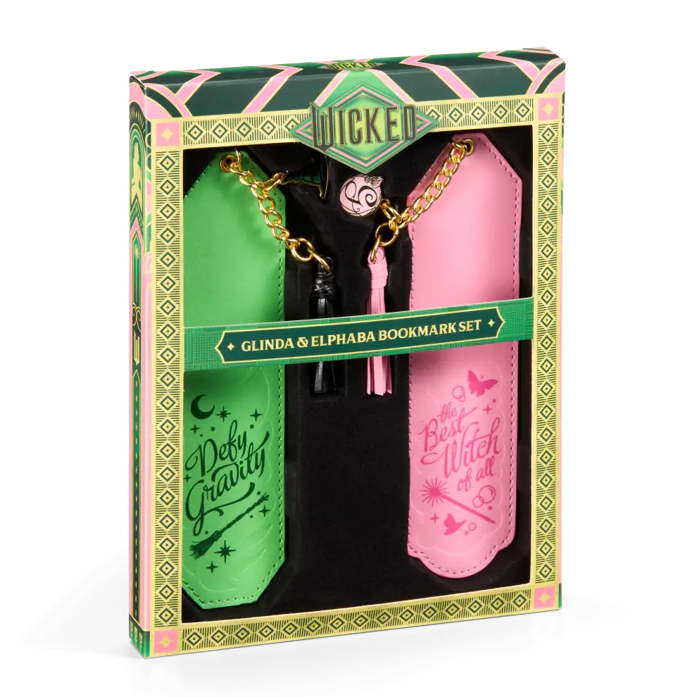 Wicked Glinda & Elphaba Bookmark Set - Olleke Wizarding Shop Amsterdam